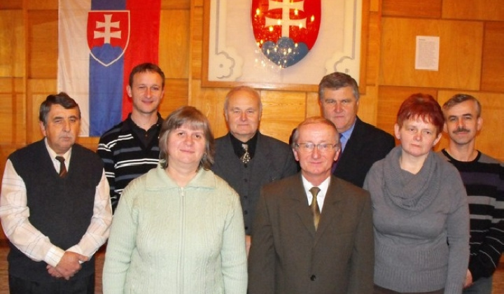 Nové obecné zastupiteľstvo (foto Ján Serbák) 