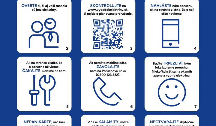 Fotka - Ako postupovať pri výpadku elektrickej energie